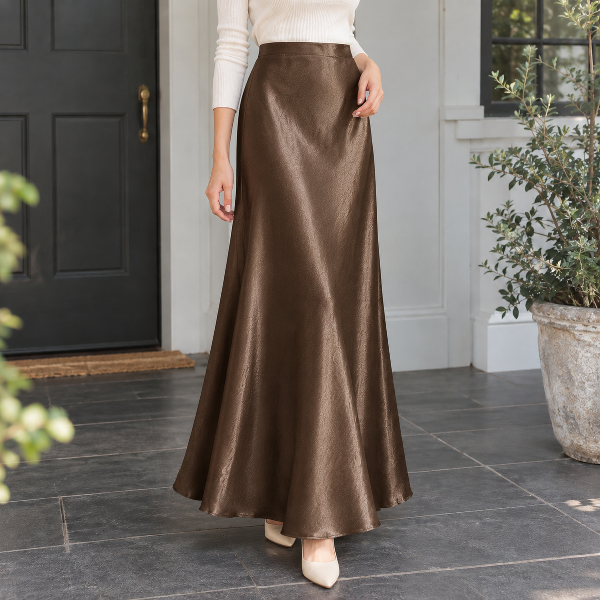 Molly Fluid Maxi Skirt