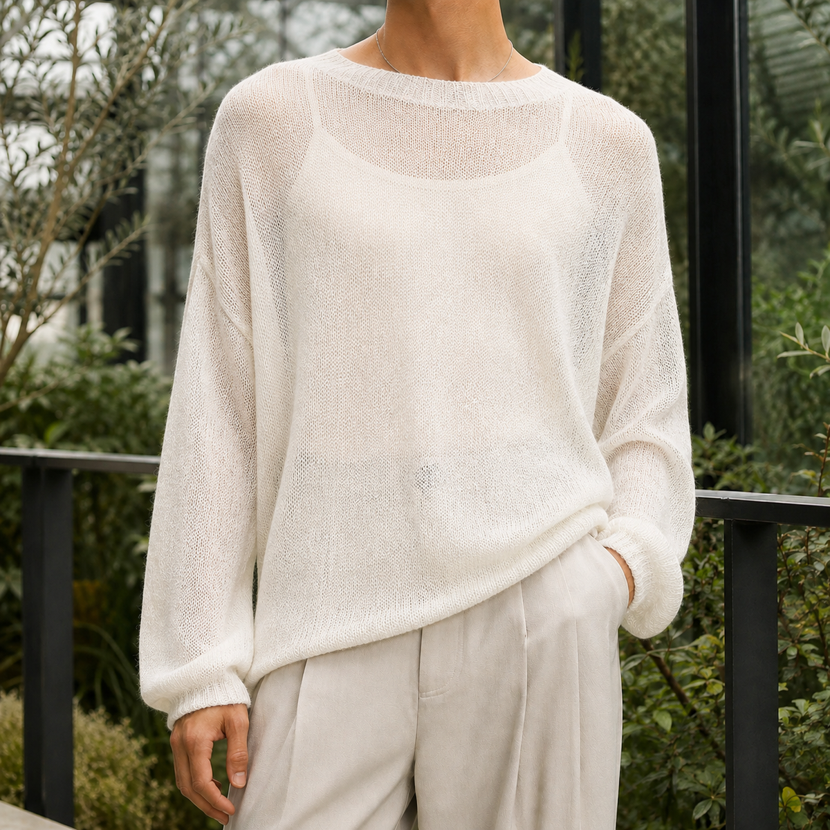 Orion Cashmere-Feel Sweater