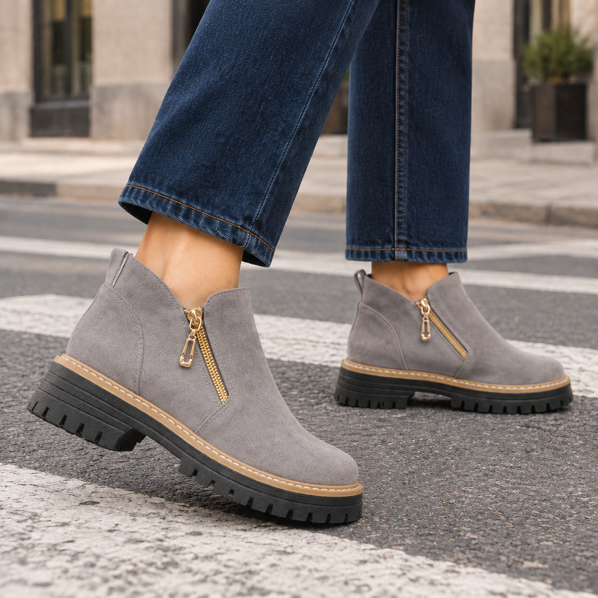 Pignatelli Faux Suede Ankle Boots