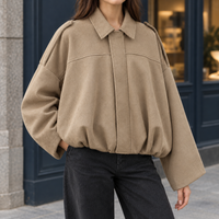Sasha Faux Suede Bomber Jacket