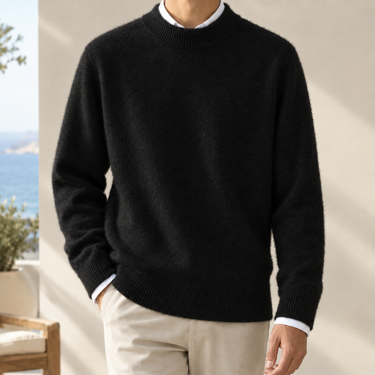 Blake Mock Neck Sweater