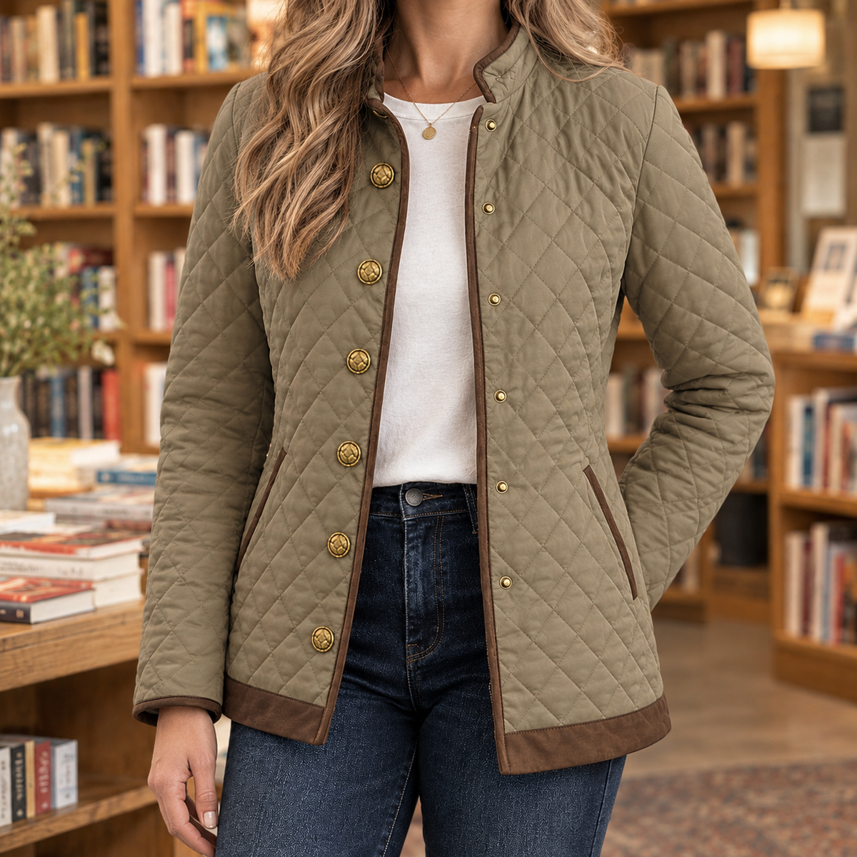 Lavinia-Rose Diamond Quilted Jacket