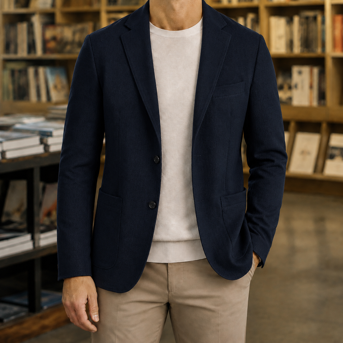 Victor Patch Pocket Blazer
