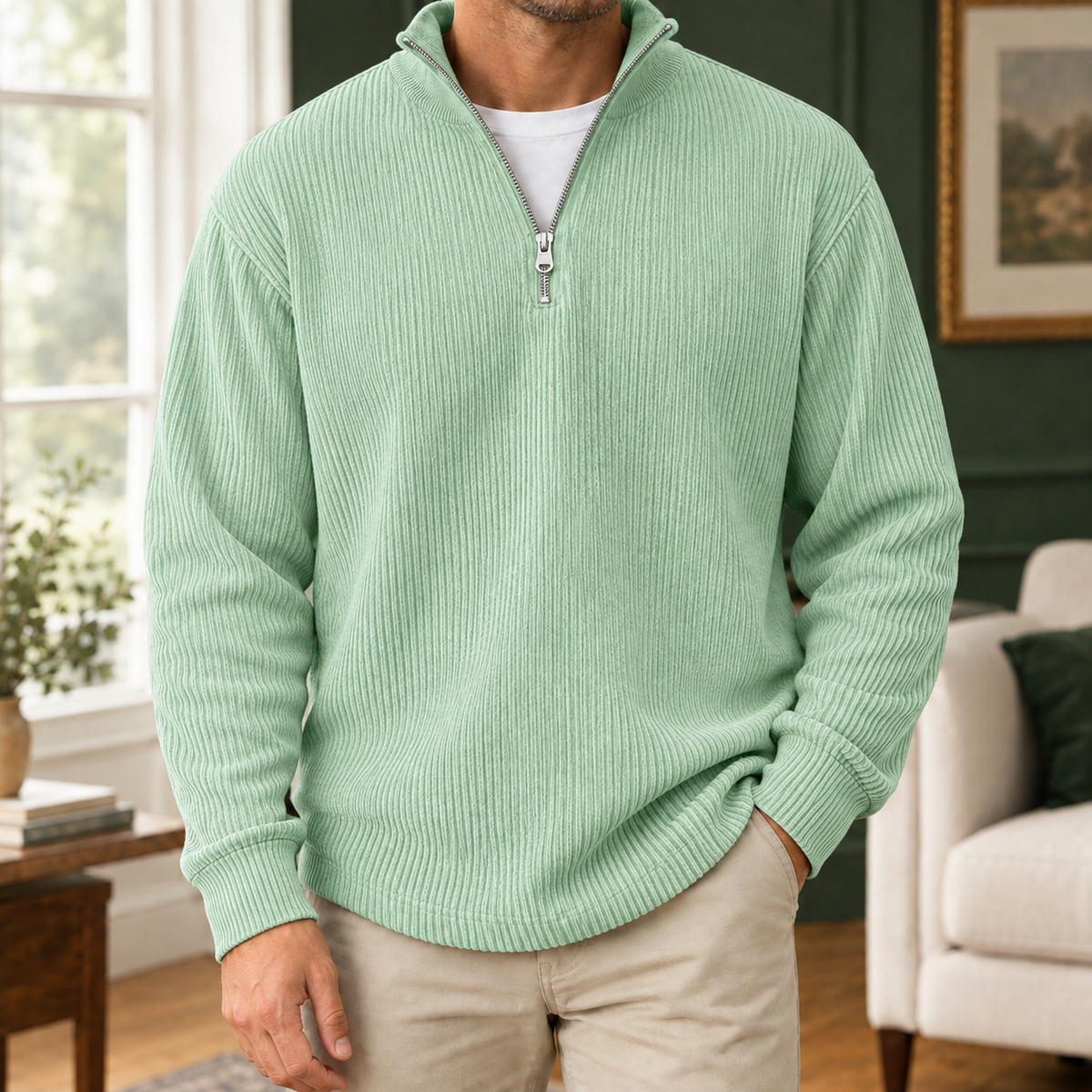 Blake Ribbed Pullover