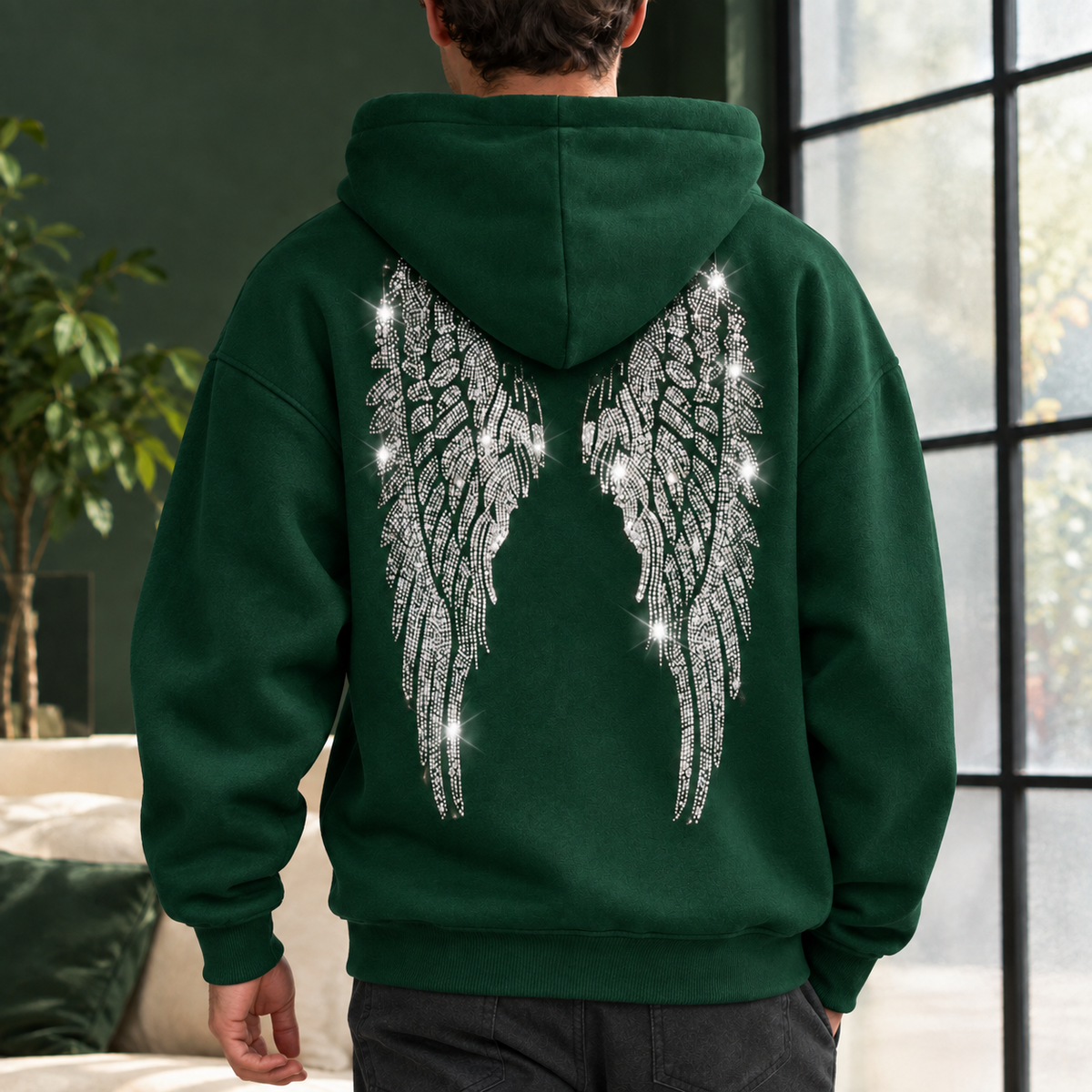 Mathias-Wade Rhinestone Hoodie