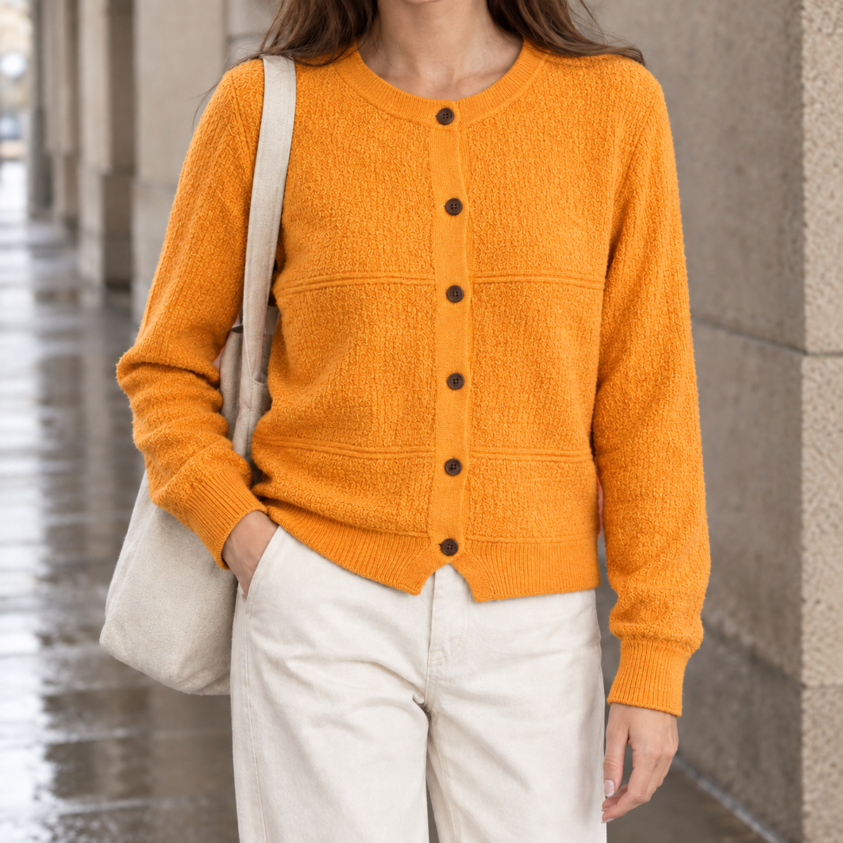 Ninon-Hope Textured Cardigan