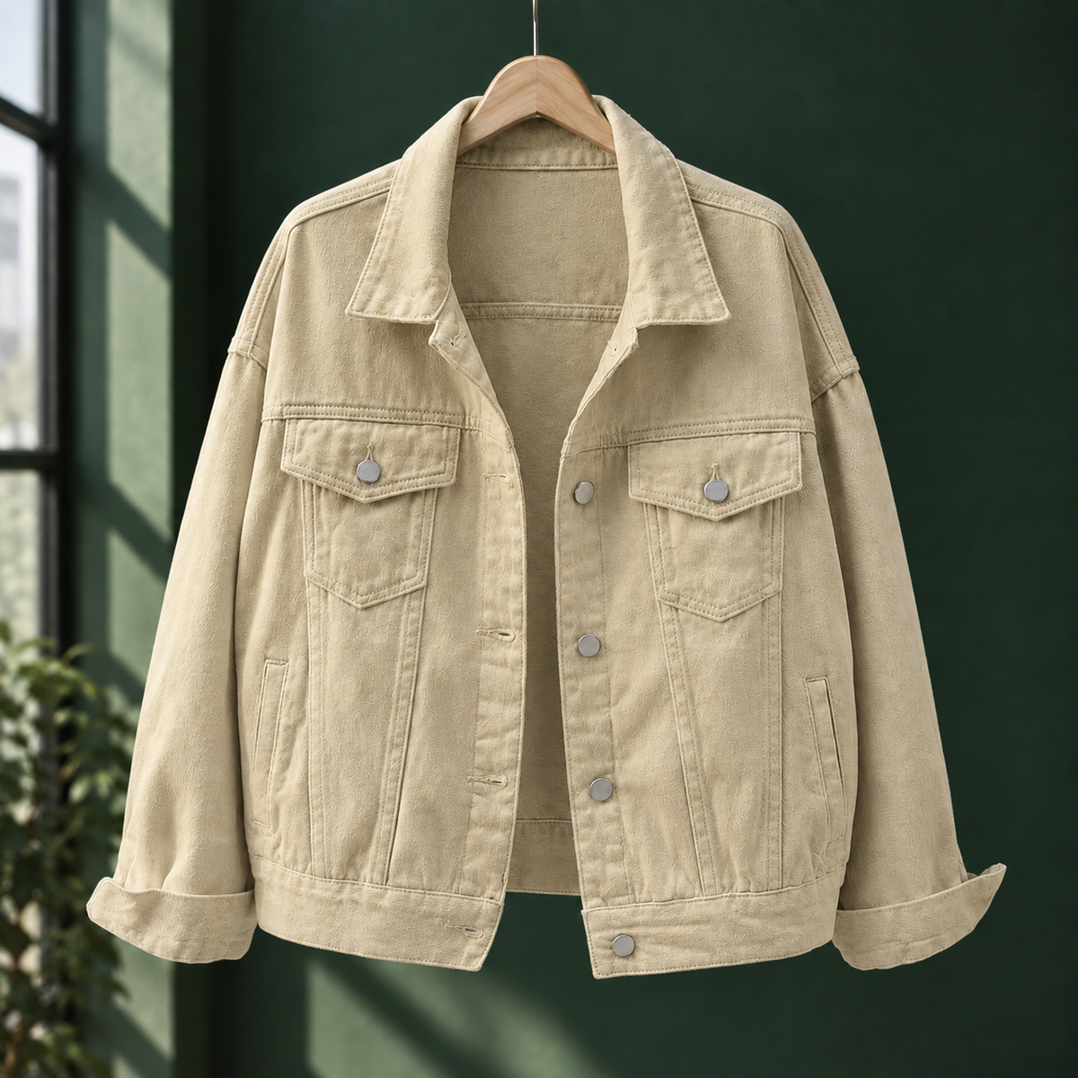 Olympia-Louise Relaxed Denim Jacket