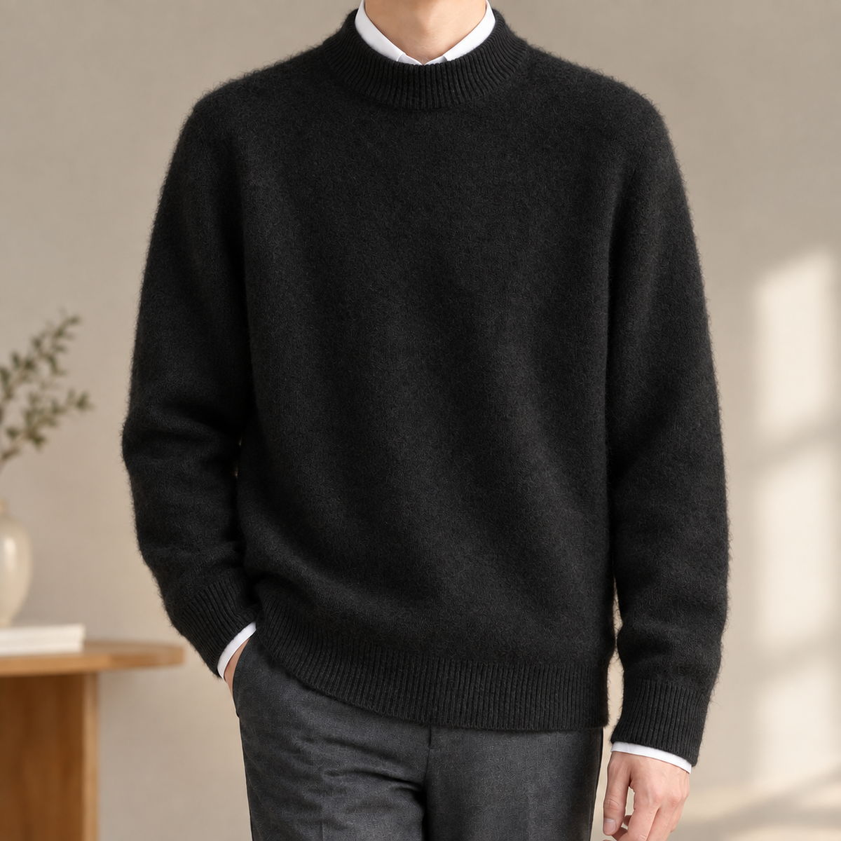 Mateo-Reid Mock Neck Sweater
