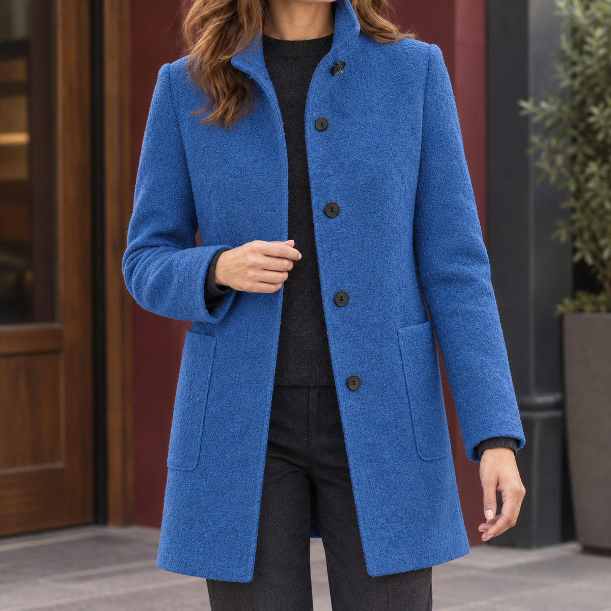 Becca Stand Collar Coat