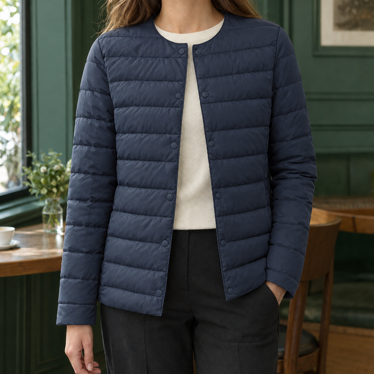 Hyacinth-Elise Quilted Jacket