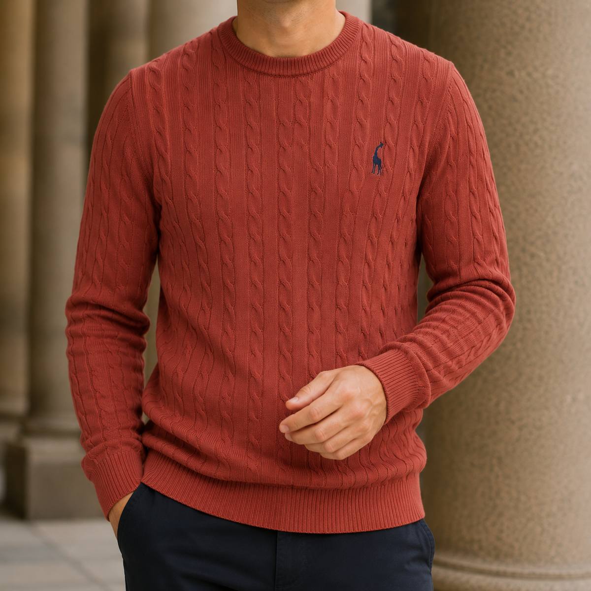Stefan-Lane Cable Knit Sweater