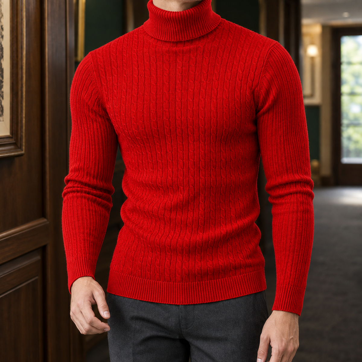 Dario Cable Knit Sweater