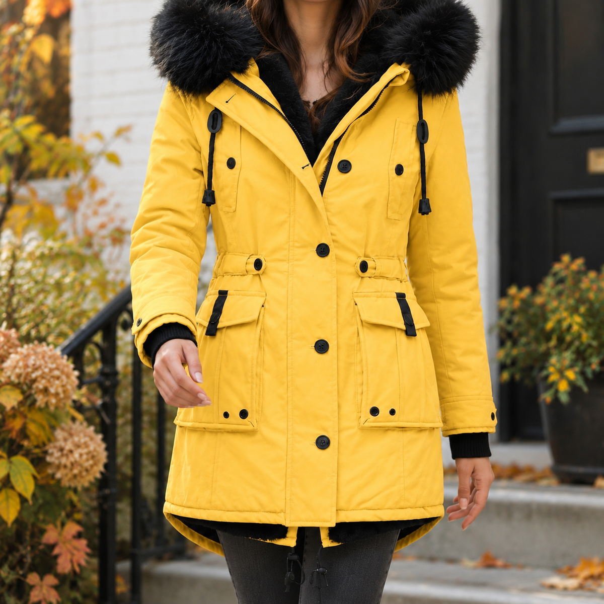 April-Marie Cinched Overcoat