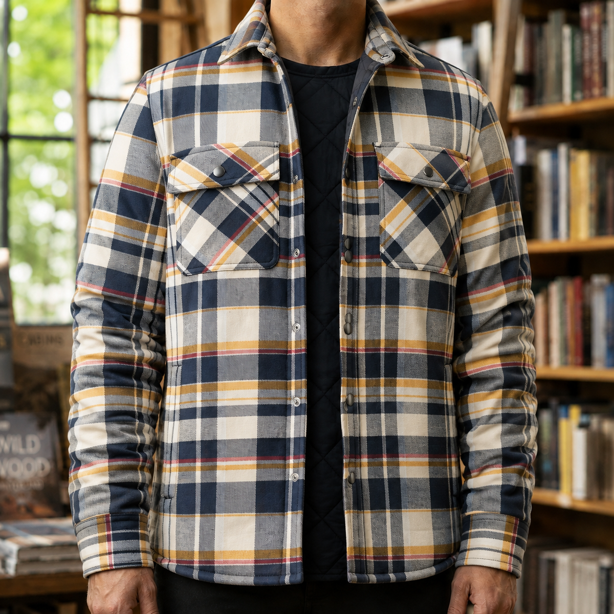 Xavier Quilted Overshirt