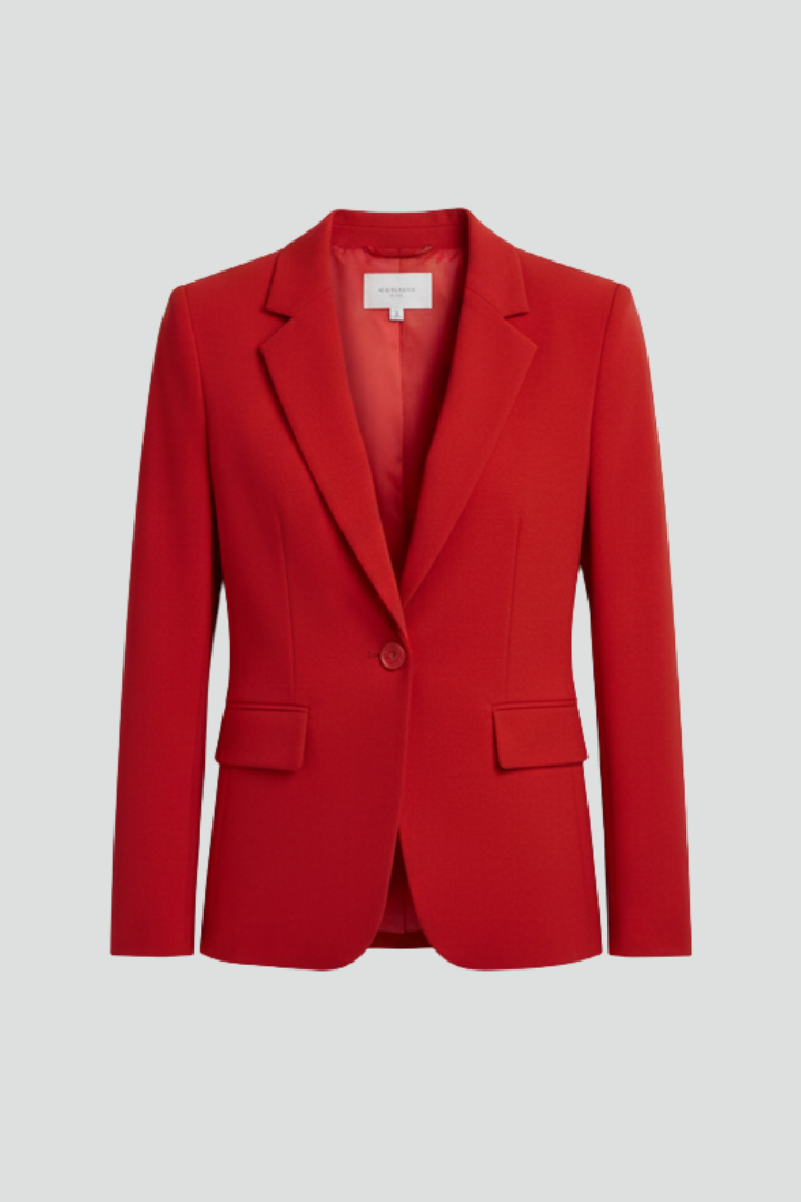 Marisol | Women's Notched Lapel Long Sleeve Blazer
