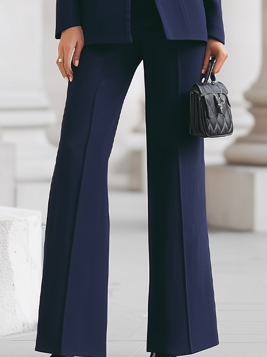 Mirabella | Women's Navy Blazer Pants Set