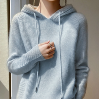 Celeste Cashmere-Feel Cloud Hoodie