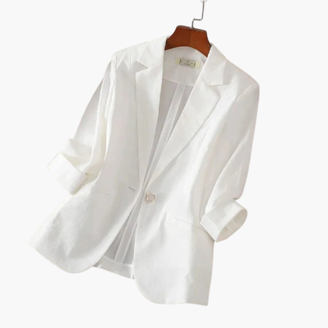 Rosamund | Women's 3/4 Sleeve Pink Blazer