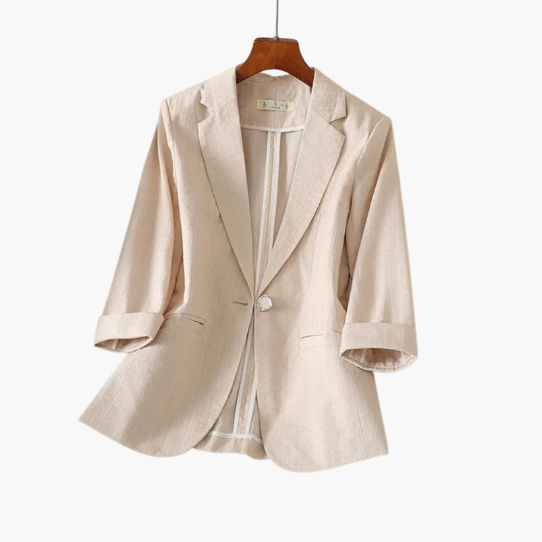 Rosamund | Women's 3/4 Sleeve Pink Blazer