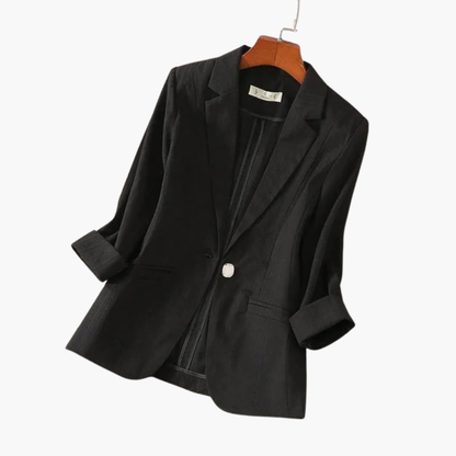 Rosamund | Women's 3/4 Sleeve Pink Blazer