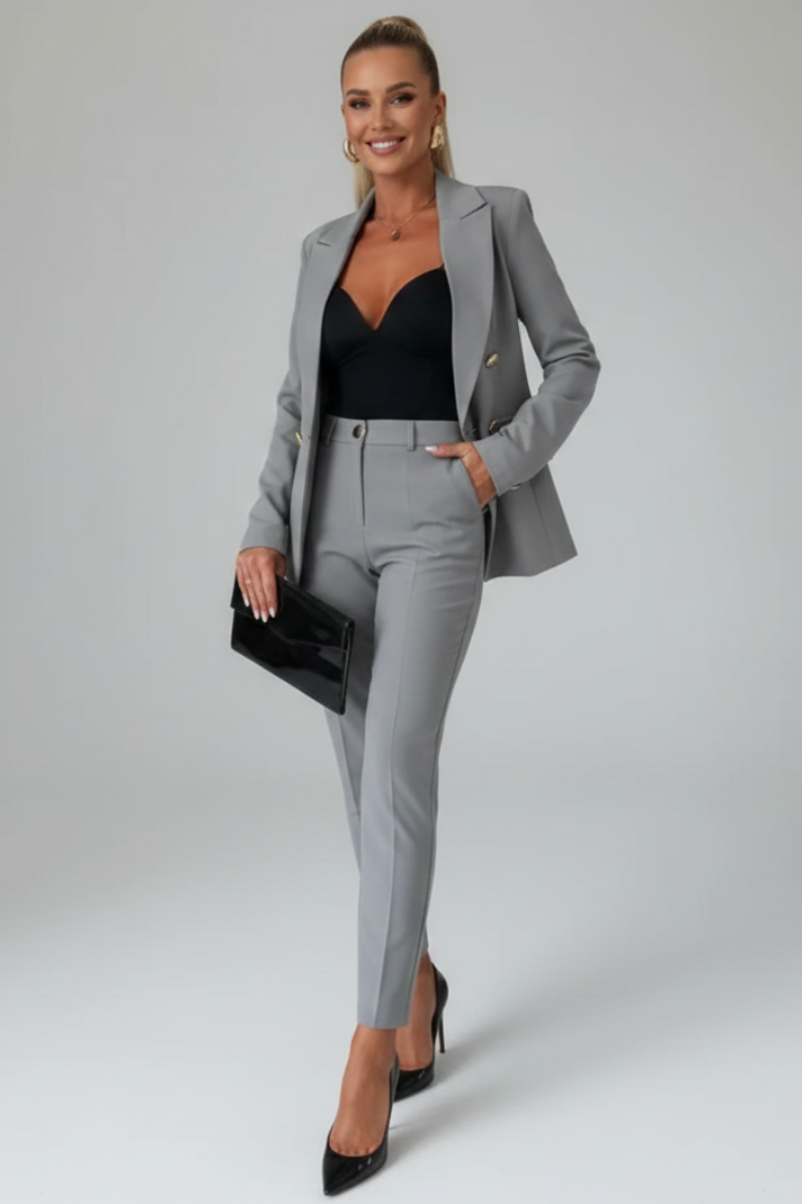 Scarlett | Women's Double Breasted Blazer Suit Set