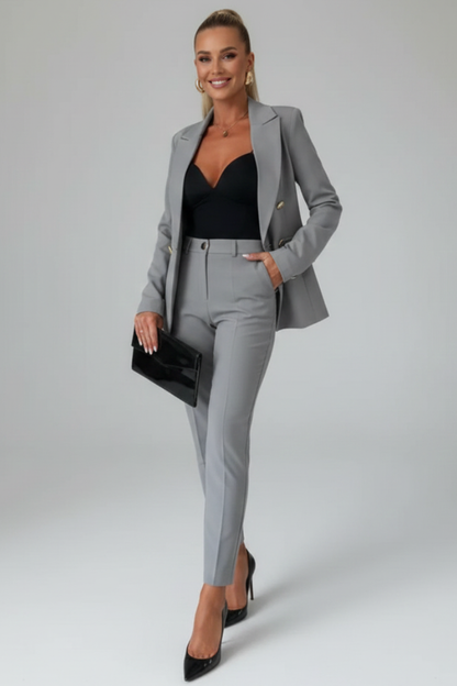 Scarlett | Women's Double Breasted Blazer Suit Set