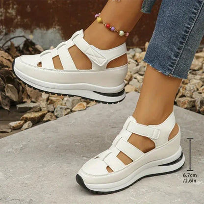 Nahal | Closed-Toe Basket Sandals