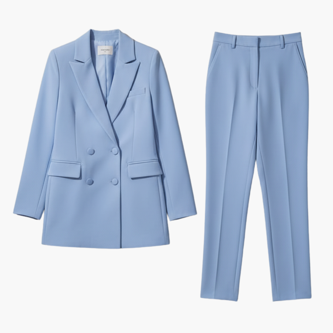 Tabitha | Women's Double Breasted Blazer Suit Set
