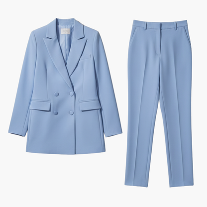 Tabitha | Women's Double Breasted Blazer Suit Set