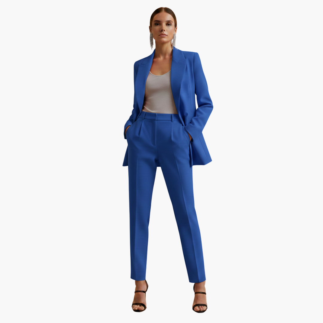 Tabitha | Women's Double Breasted Blazer Suit Set