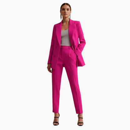 Tabitha | Women's Double Breasted Blazer Suit Set