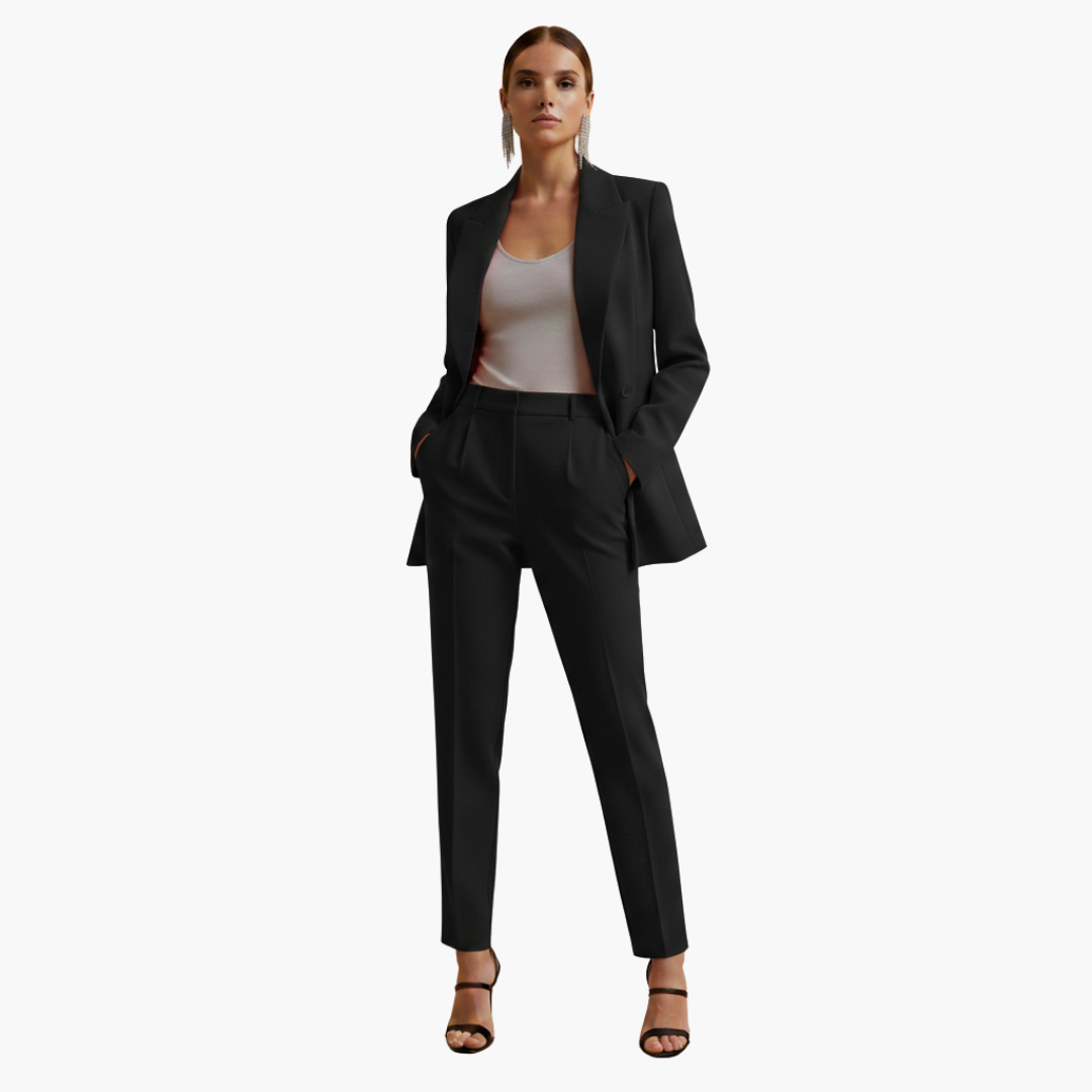 Tabitha | Women's Double Breasted Blazer Suit Set